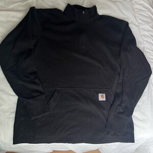 Carhart quarterzip with front pocket